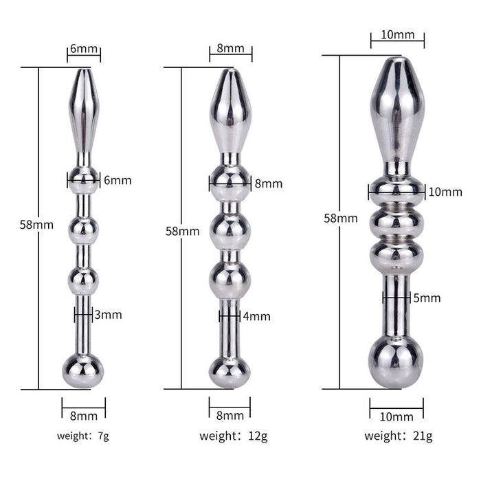 Beaded Urethral Sound Penis Plug