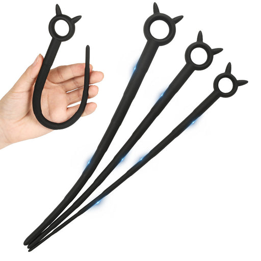 Silicone Horse Eye Penis Plug Urethra Beads Urethral Stimulator Sounding