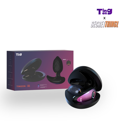 Vibrating Anal Plug 12 Vioration Modes & 5 Intensity App Control | TINGON×SECRETTHINGL