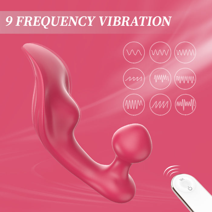 Rose Vibrator Anal Ball Sex Toy