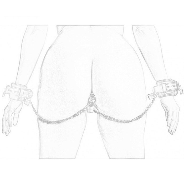 BDSM Butt BeadedPlug Gear Handcuffs | DOPAMINE