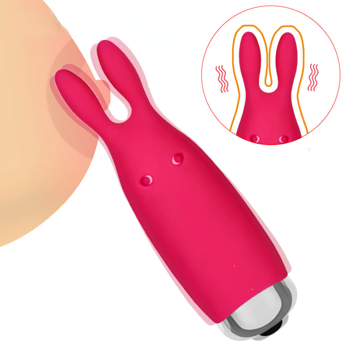 Mini Rabbit Vibrator G-spot Female Nipple Massage