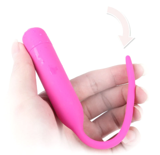 10-Speed Modes Quiver Vibrating Penis Plug Urethra Sound