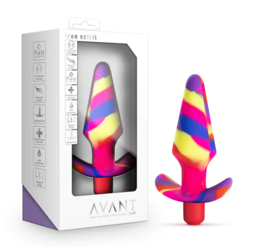 Avant Free Spirit Scarlet 5-Inch Vibrating Anal Plug