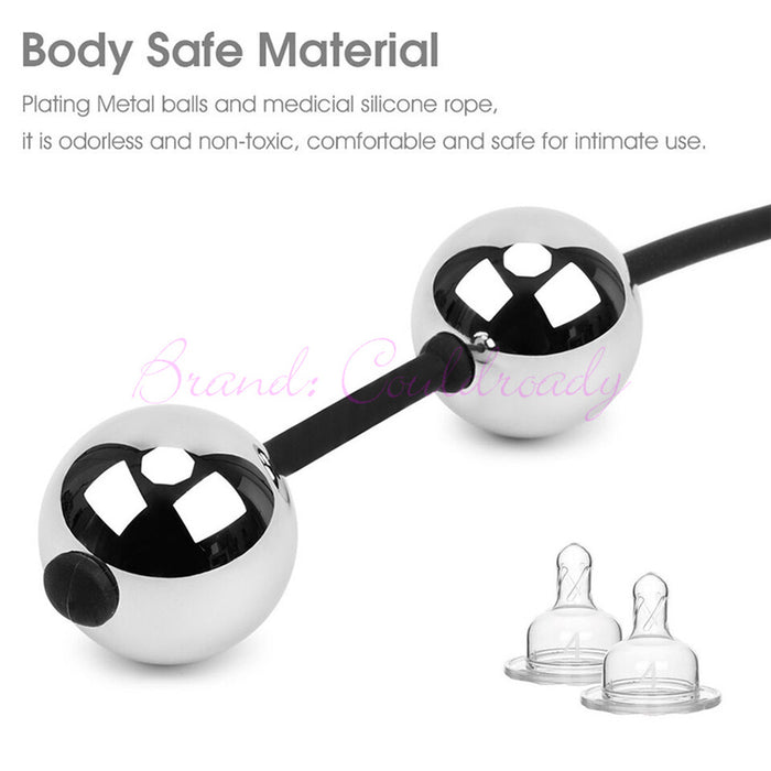 Female metal ball anal adult sex toys