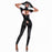 Women's PVC Leather Sexy Bodysuit Jumpsuit