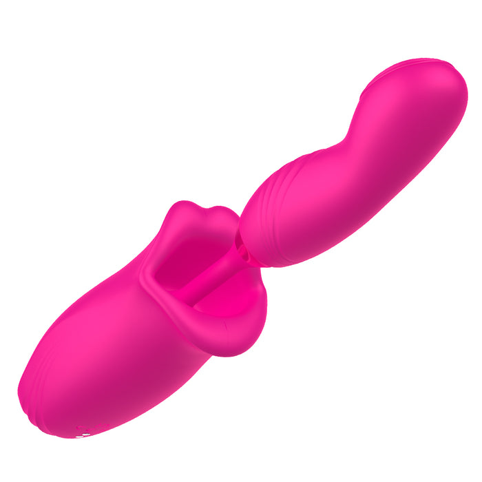 Rose Pistil Kiss - Bitting Clit Stimulator & Tapping Vibrator