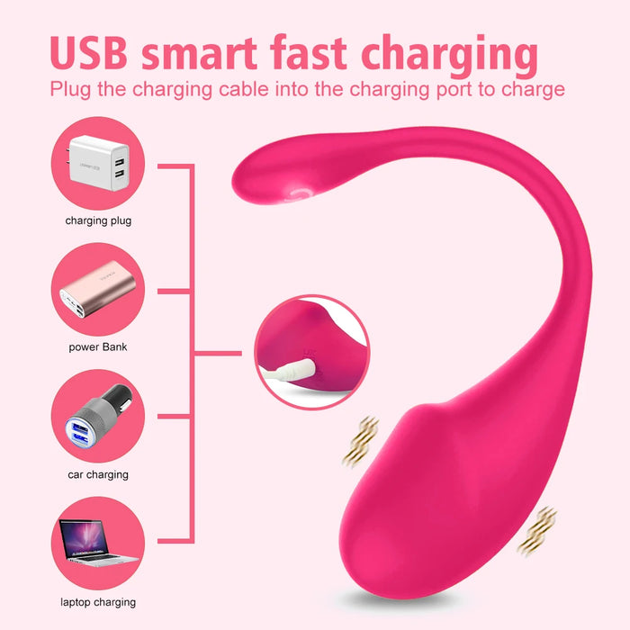 Wireless Vibrating G-spot Love Egg Vibrator