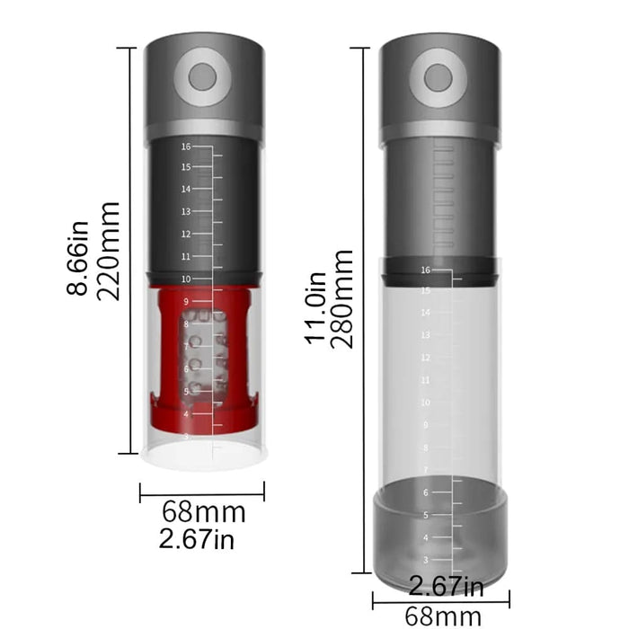 Fully Automatic 6 In 1 Vacuum Pump Clip Male Masturbator | DOPAMINE