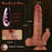 Dopamine-Reed 9 Vibrating Tongue Licking 3 Thrusting & Swing Heating 8.67 Inch Realistic Dildo