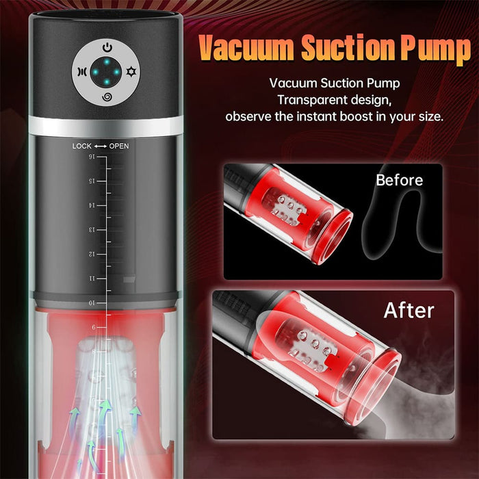 Fully Automatic 6 In 1 Vacuum Pump Clip Male Masturbator | DOPAMINE