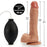 Dopamine-Squirting G-spot Ejaculating Dildo with Strong Suction Cup 9.4"