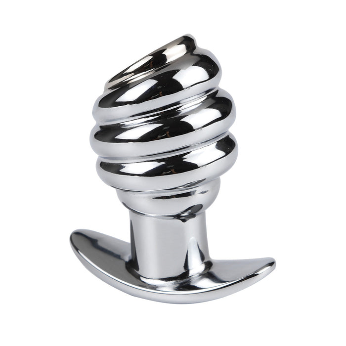 Hollow Ribbed Anal Plug