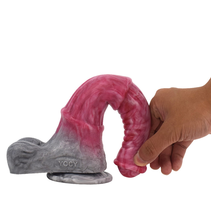 Female wireless control simulated animal dildo