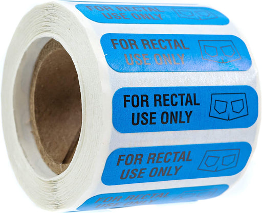 Rectal Use Only Stickers