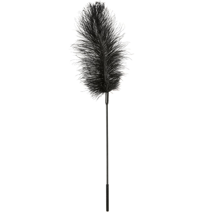 Black Ostrich Feather Body Tickler | DOPAMINE