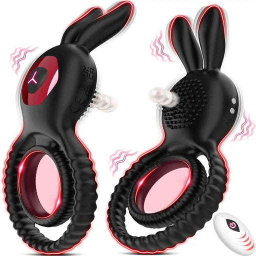 Vibrating cock ring longer harder stronger clitoral stimulator