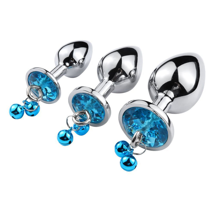 Princess Double Bells Butt Plug Set of 3