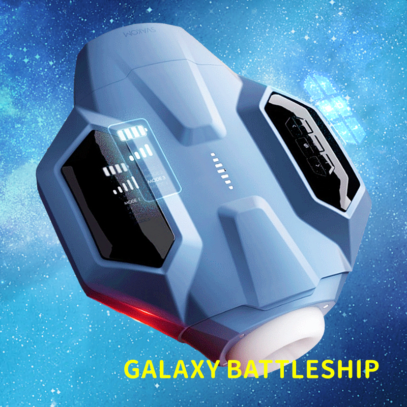 Galaxy Battleship Telescopic & Suction Heated Men Masturbator |  LETEN