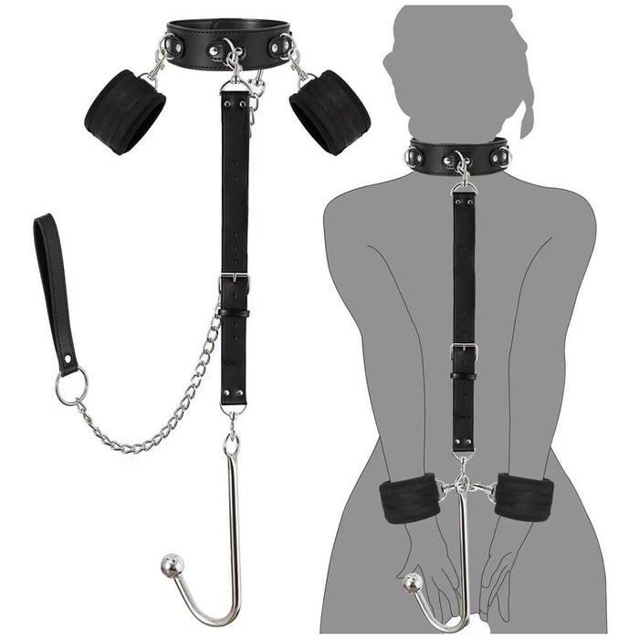 Collar & Butt Plug Hook BDSM Handcuffs |  DOPAMINE