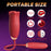 Rose Lipstick Kiss Tongue Vibrator With Thrusting Dildo Vibrator