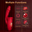 Rose Mouth Shaped Lip Biting Vibrator With G Spot Vibrator